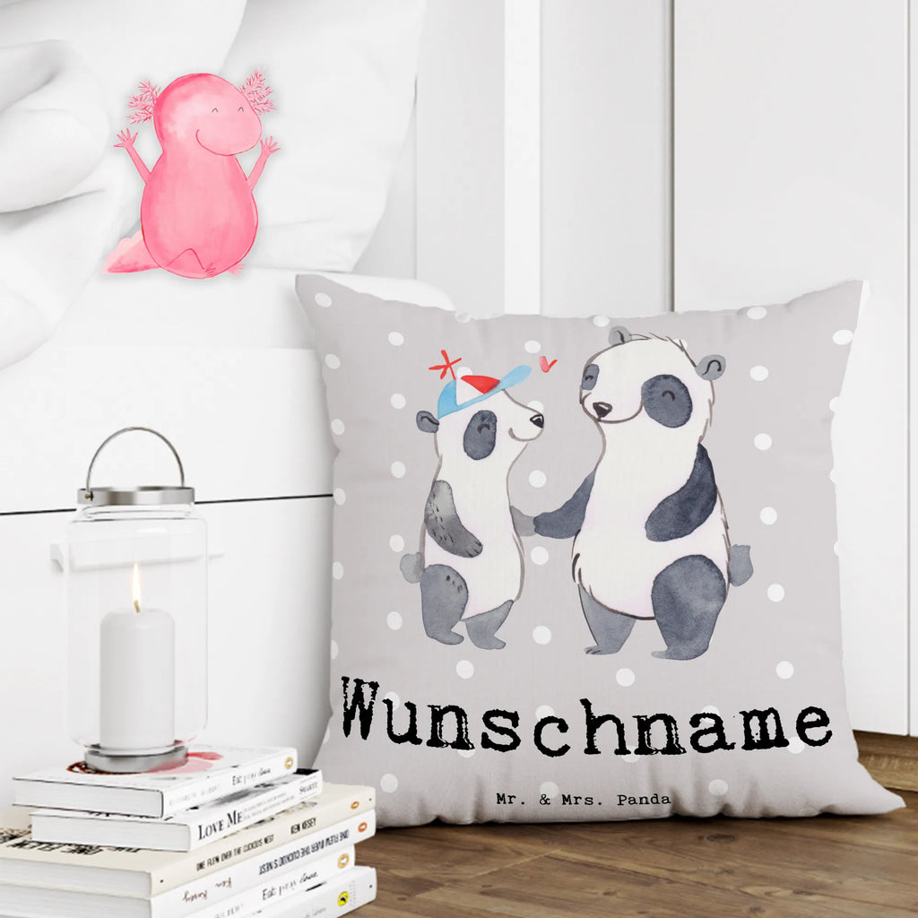 Personalizowana poduszka Panda Najlepszy kuzyn na świecie dla, Dziękuję, Prezent, Wręczyć, Urodziny, Prezent urodzinowy, Pomysł na prezent, Podziękować, Upominek, Sprawić radość, Tip na prezent