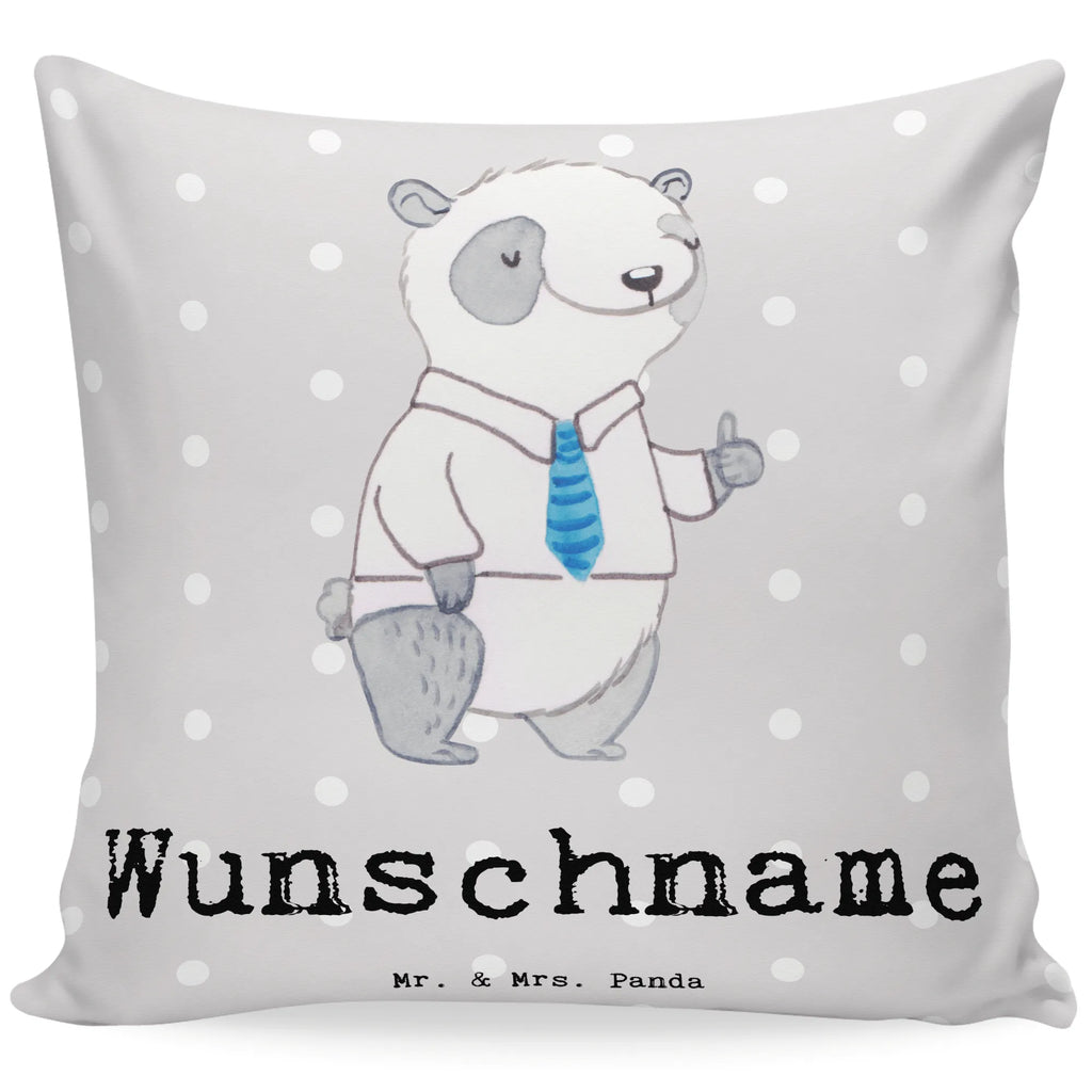 Personalised cushion panda Best Best Man in the World for, thank you, gift, giving, birthday, birthday present, gift idea, souvenir, make you happy, gift tip, best man, registry office, JGA, bride, wedding, groom, church, wedding ceremony, Best man, marriage