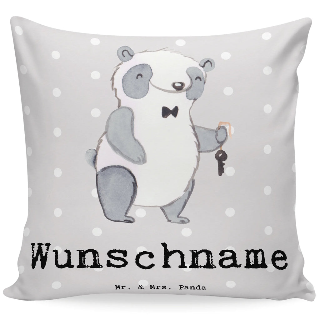 Personalised cushion landlord Heart gift, gift idea, best, farewell gift, passing exam, anniversary, retirement, promotion, job start, sayings, funny, profession