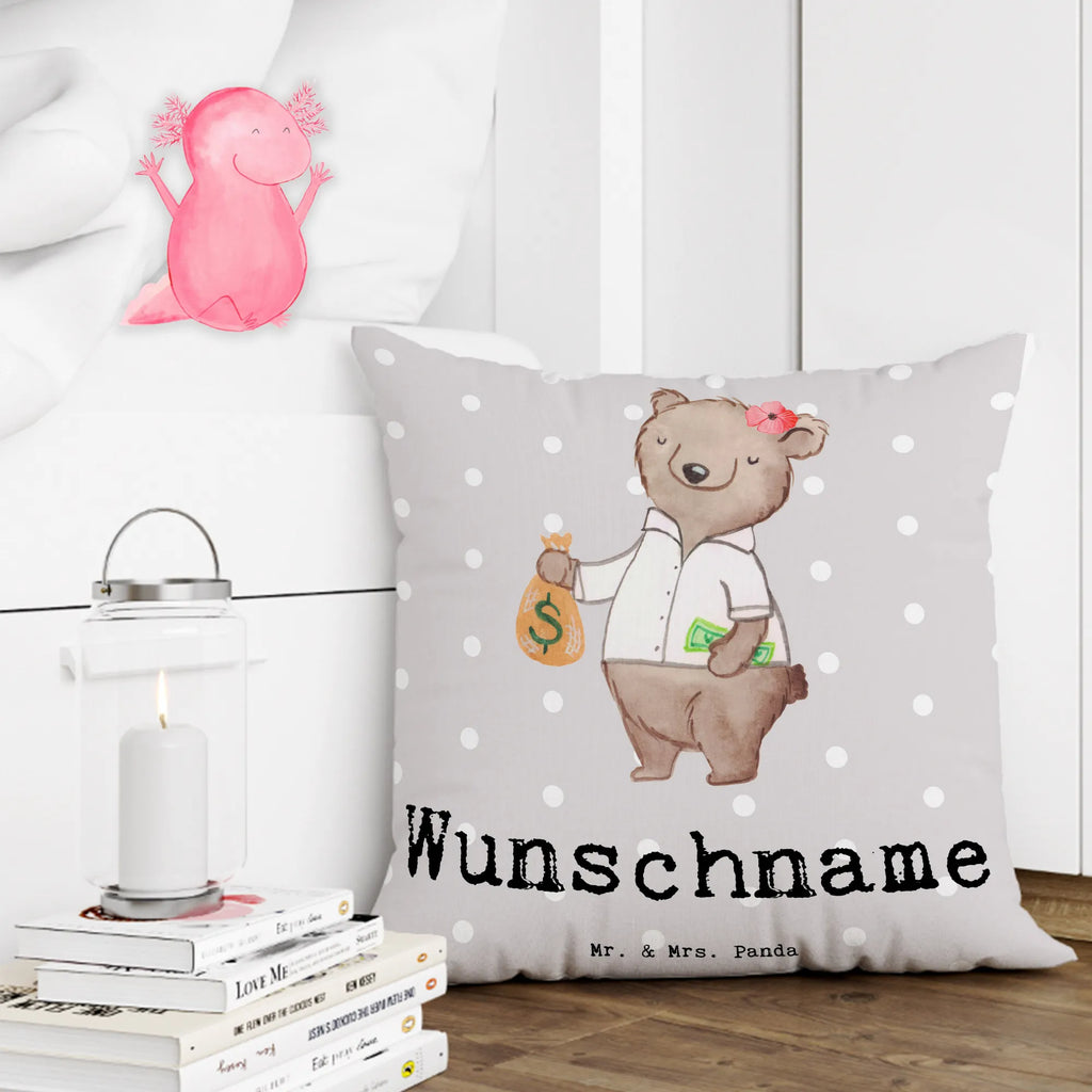 Personalizowana poduszka bankierka serce Zawód, Wykształcenie, Jubileusz, Pożegnanie, Emerytura, Kolega, Koleżanka, Prezent, Dawać, Pracownik, Współpracownik, Firma, Dziękuję, Dziękuję bardzo