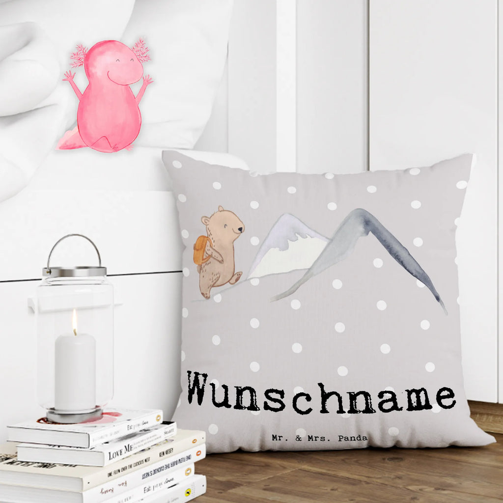 Personalizowana poduszka niedźwiedź Wspinaczka Prezent, Sport, Dyscyplina sportowa, Hobby, Darować, Dziękuję, Dzięki, Wyróżnienie, Wygrana, Sportowiec