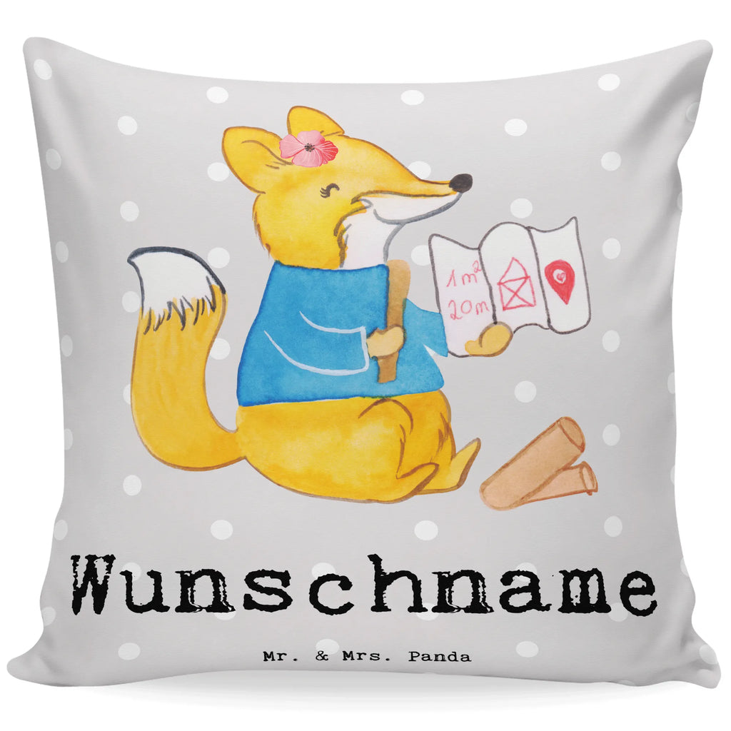 Personalised cushion female architect Heart gift, gift idea, best, farewell gift, passing exam, anniversary, retirement, promotion, job start, sayings, funny, profession