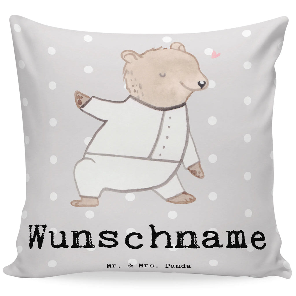 Personalised cushion bear Dive Gift, sport, hobby, giving, thank you, award, profit, athlete, diving, dive, diving school, Diving, snorkeling