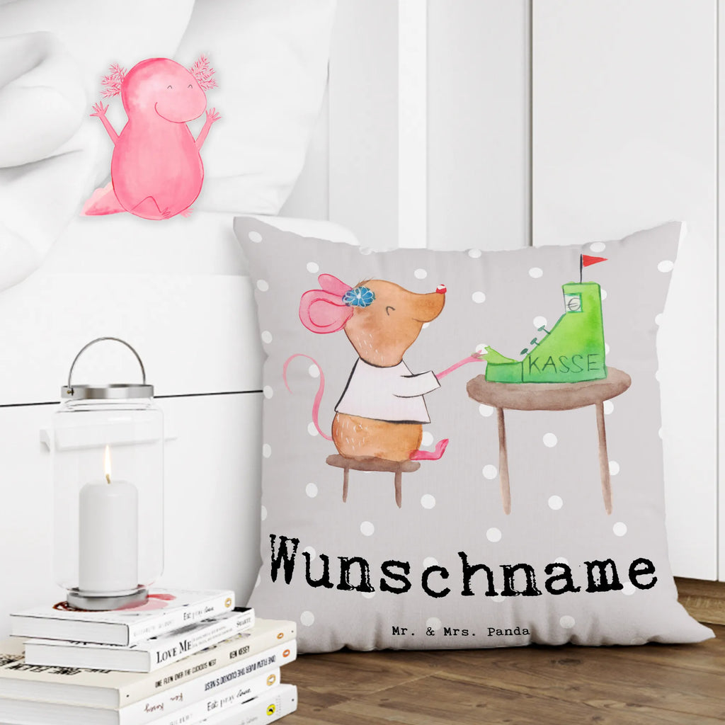 Personalised cushion treasurer heart gift, gift idea, best, farewell gift, passing exam, anniversary, retirement, promotion, job start, sayings, funny, profession