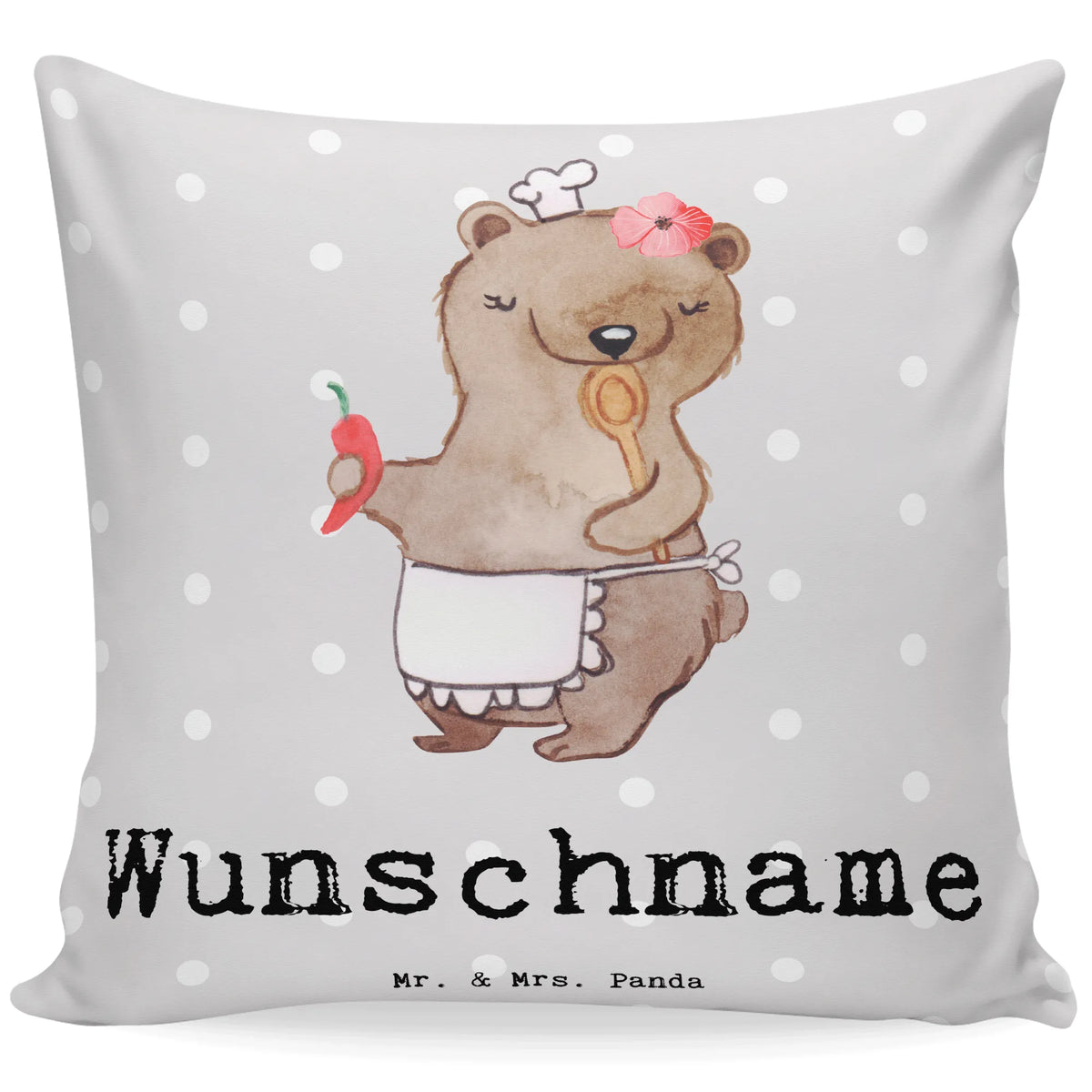 Personalised cushion Chef Heart gift, gift idea, best, farewell gift, passing exam, anniversary, retirement, promotion, job start, sayings, funny, profession