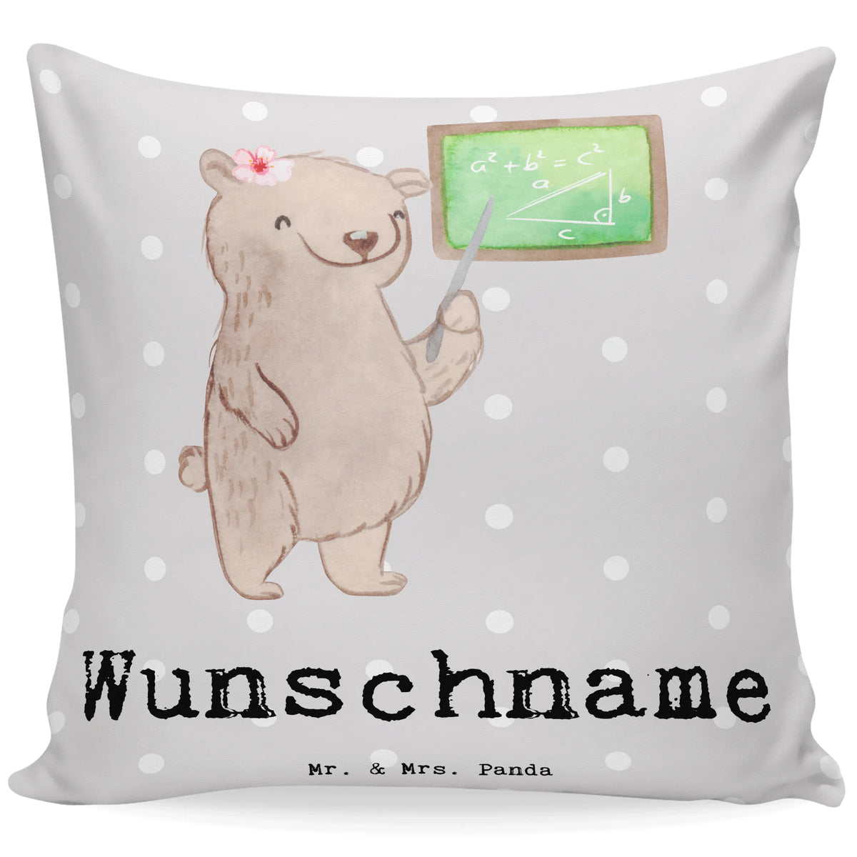 Personalised cushion Math tutor heart gift, gift idea, best, farewell gift, passing exam, anniversary, retirement, promotion, job start, sayings, funny, profession