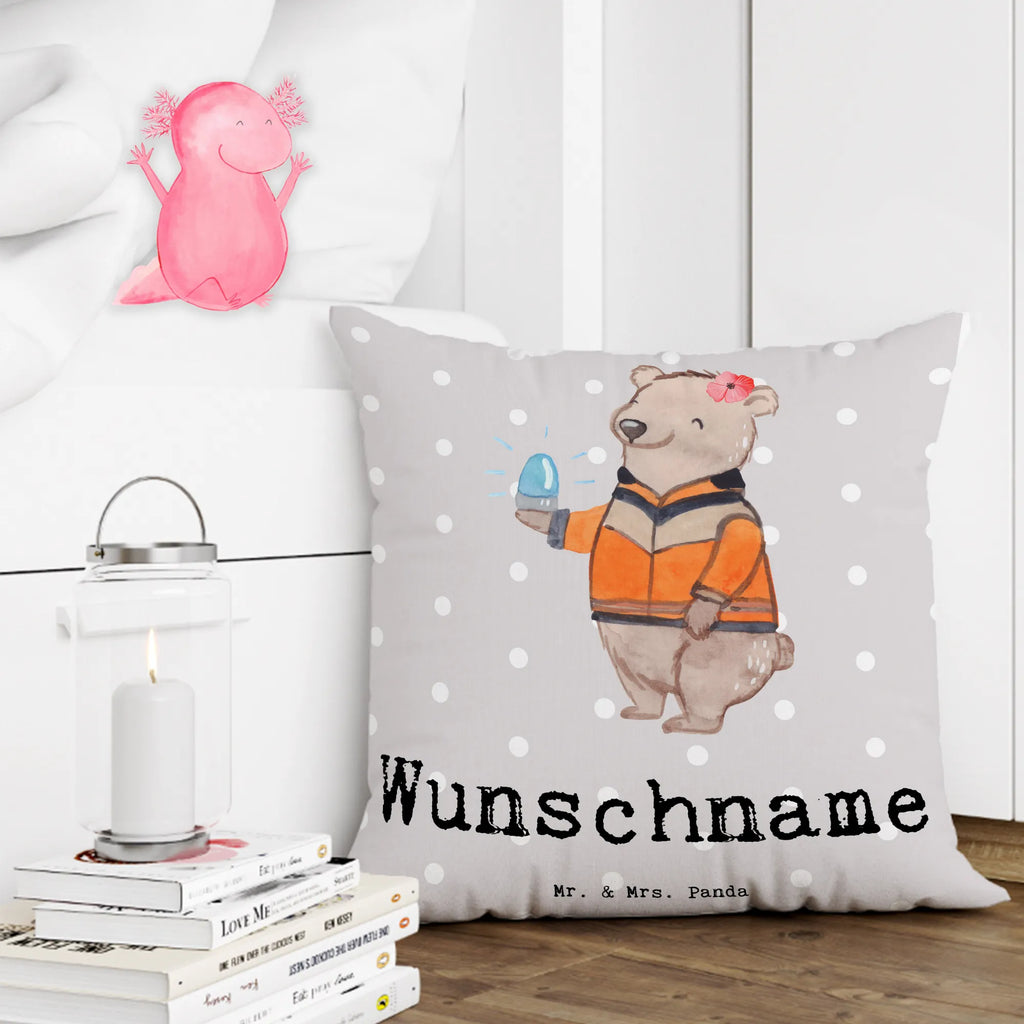 Personalised cushion female paramedic Heart gift, gift idea, best, farewell gift, passing exam, anniversary, retirement, promotion, job start, sayings, funny, profession