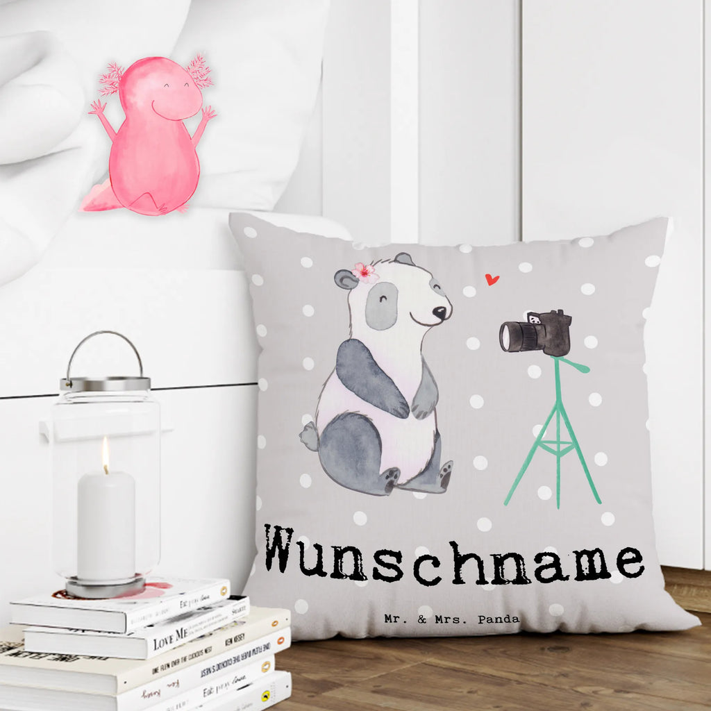 Personalised cushion Vlogger Heart gift, gift idea, best, farewell gift, passing exam, anniversary, retirement, promotion, job start, sayings, funny, profession