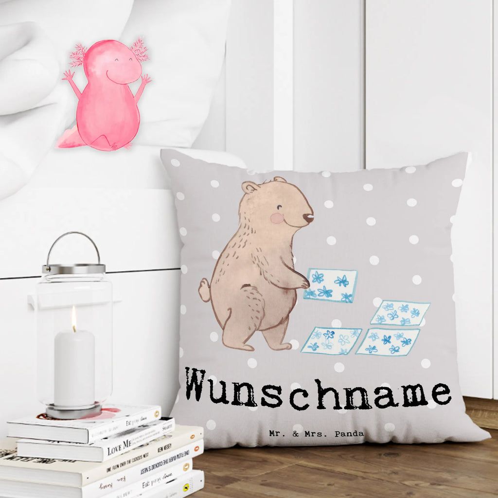 Personalised cushion Tile setter Heart gift, gift idea, best, farewell gift, passing exam, anniversary, retirement, promotion, job start, sayings, funny, profession