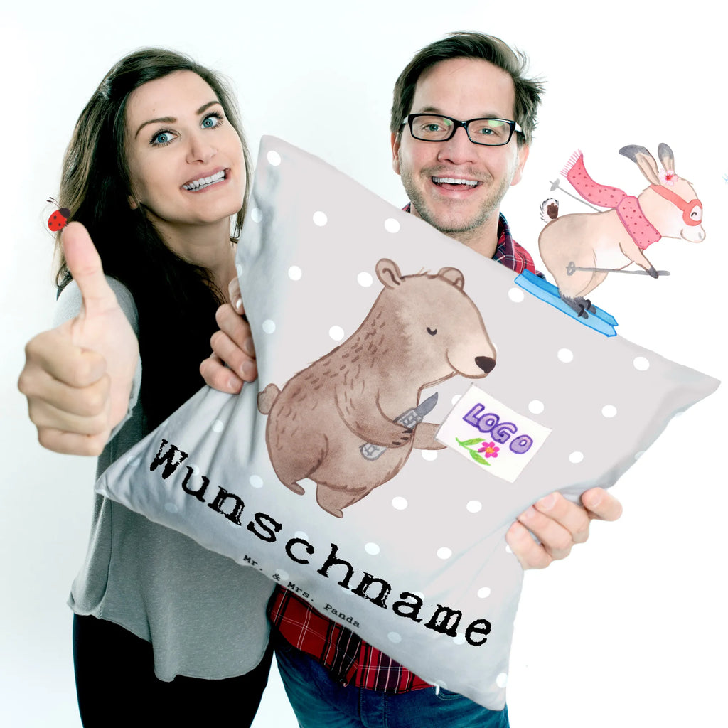 Personalizowana poduszka Projektant marketingu wizualnego serce Zawód, Wykształcenie, Jubileusz, Pożegnanie, Emerytura, Kolega, Koleżanka, Prezent, Dawać, Pracownik, Współpracownik, Firma, Dziękuję, Dziękuję bardzo