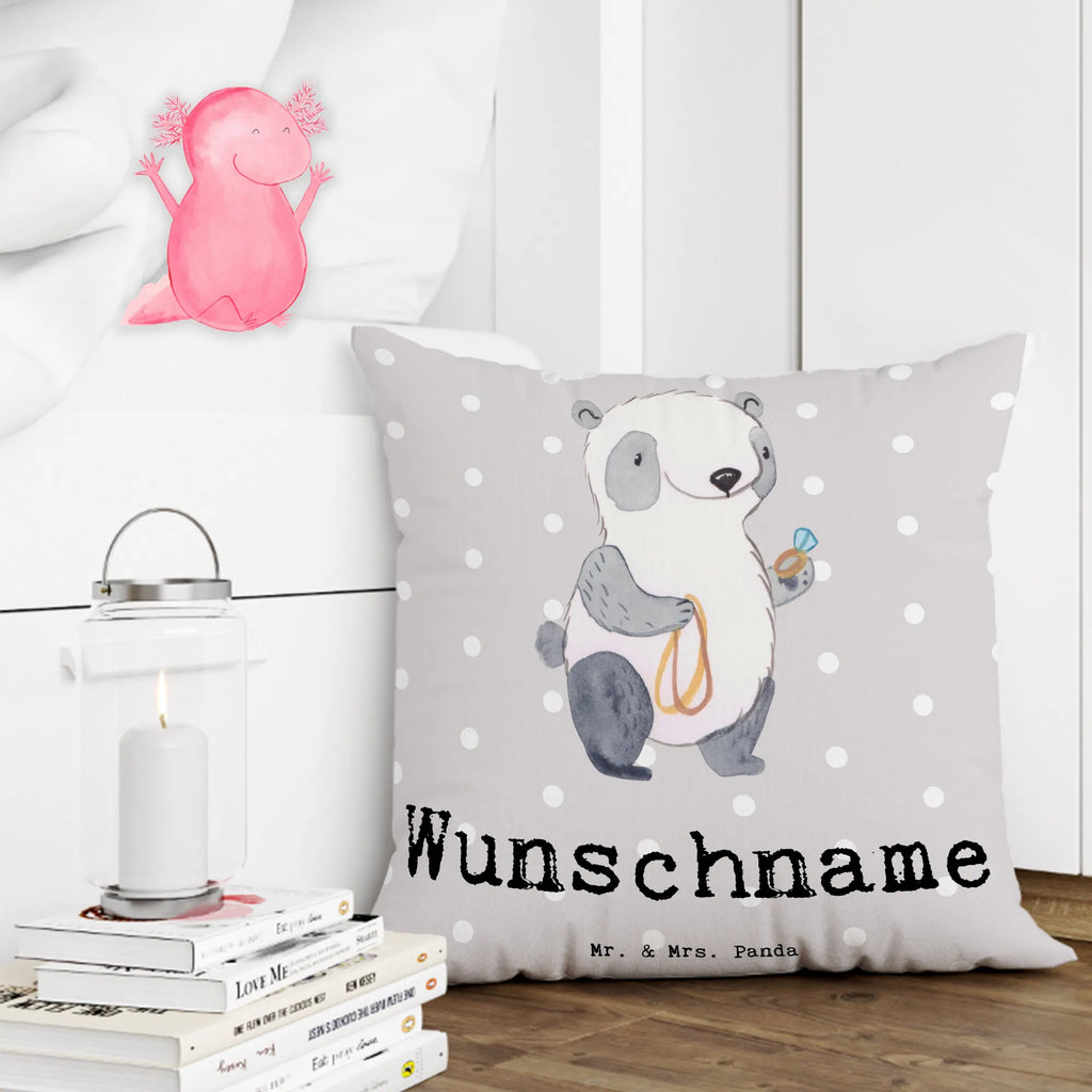 Personalised cushion goldsmith Heart gift, gift idea, best, farewell gift, passing exam, anniversary, retirement, promotion, job start, sayings, funny, profession