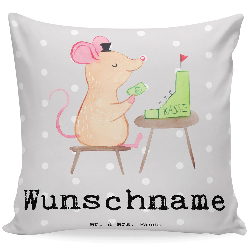 Personalizowana poduszka kasjer Serce Zawód, Wykształcenie, Jubileusz, Pożegnanie, Emerytura, Kolega, Koleżanka, Prezent, Dawać, Pracownik, Współpracownik, Firma, Dziękuję, Dziękuję bardzo