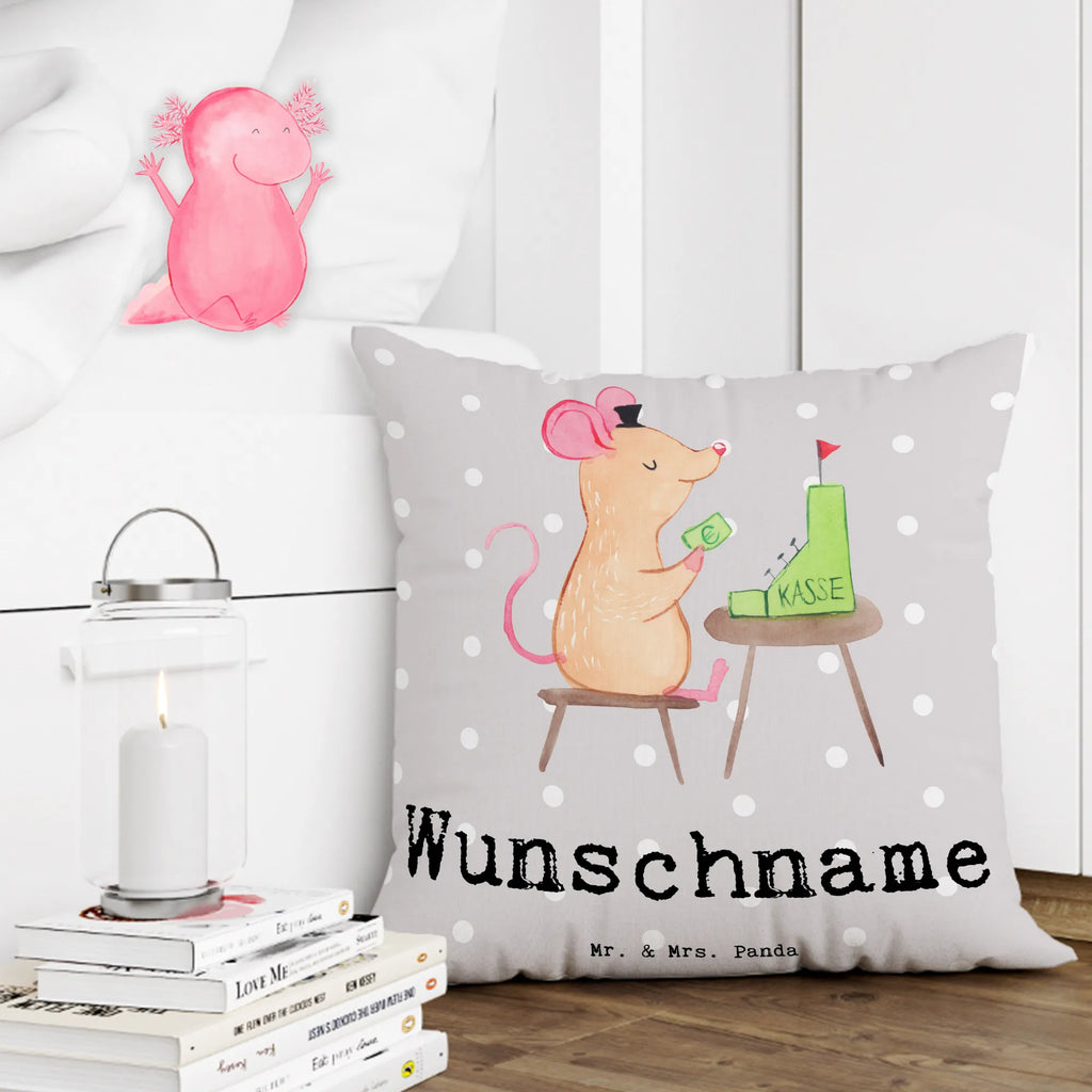 Personalizowana poduszka kasjer Serce Zawód, Wykształcenie, Jubileusz, Pożegnanie, Emerytura, Kolega, Koleżanka, Prezent, Dawać, Pracownik, Współpracownik, Firma, Dziękuję, Dziękuję bardzo