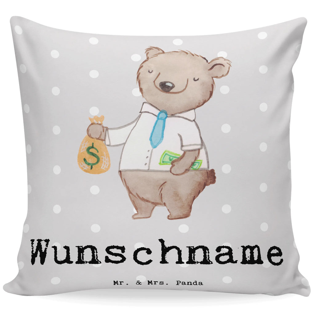 Personalised cushion Treasurer heart gift, gift idea, best, farewell gift, passing exam, anniversary, retirement, promotion, job start, sayings, funny, profession