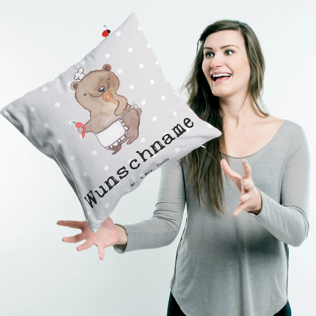 Personalised cushion cook heart gift, gift idea, best, farewell gift, passing exam, anniversary, retirement, promotion, job start, sayings, funny, profession