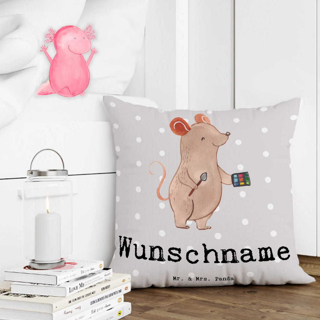 Personalised cushion Beautician Heart gift, gift idea, best, farewell gift, passing exam, anniversary, retirement, promotion, job start, sayings, funny, profession