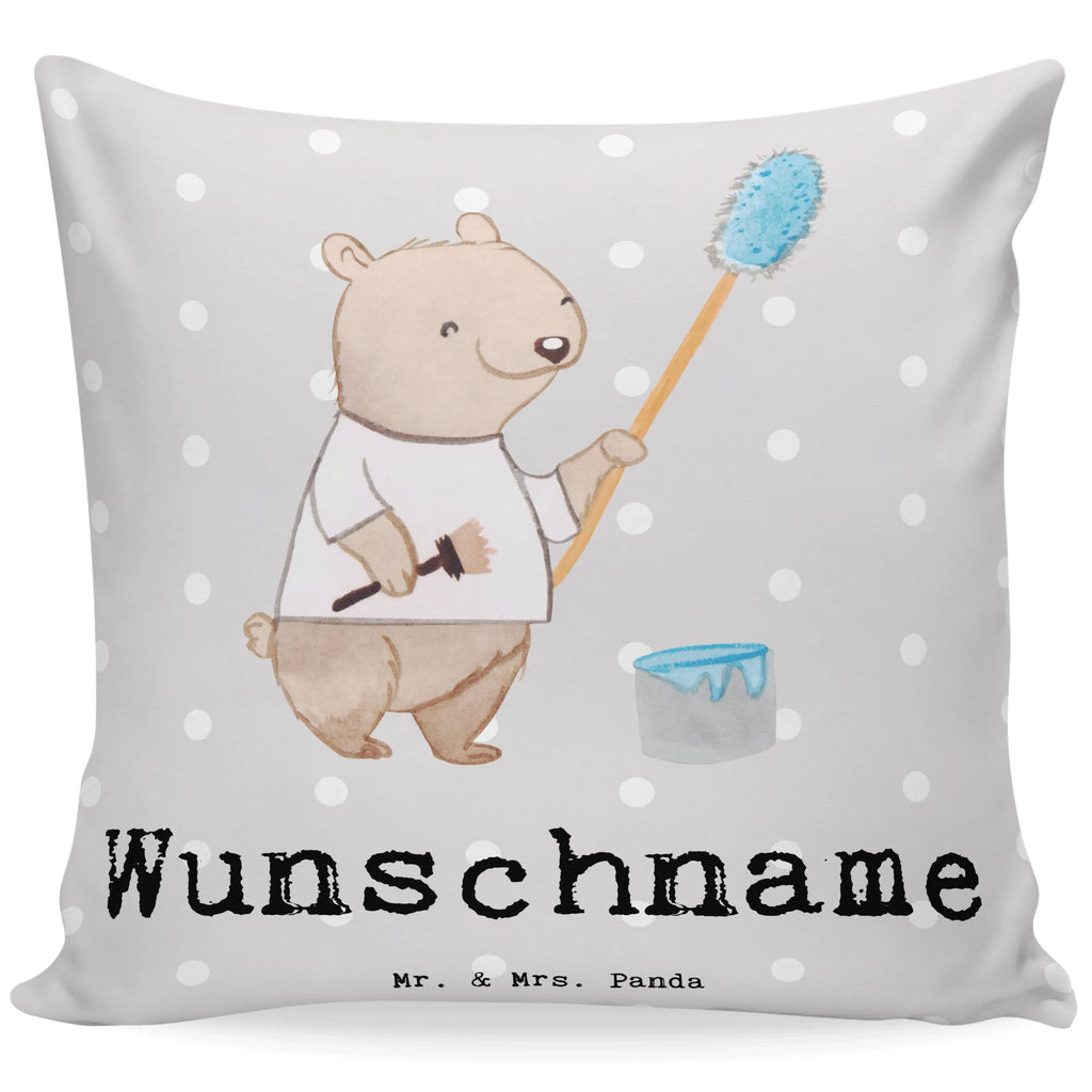 Personalised cushion Painter Heart gift, gift idea, best, farewell gift, passing exam, anniversary, retirement, promotion, job start, sayings, funny, profession