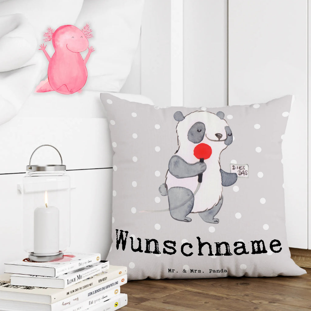 Personalised cushion Press spokesperson Heart gift, gift idea, best, farewell gift, passing exam, anniversary, retirement, promotion, job start, sayings, funny, profession