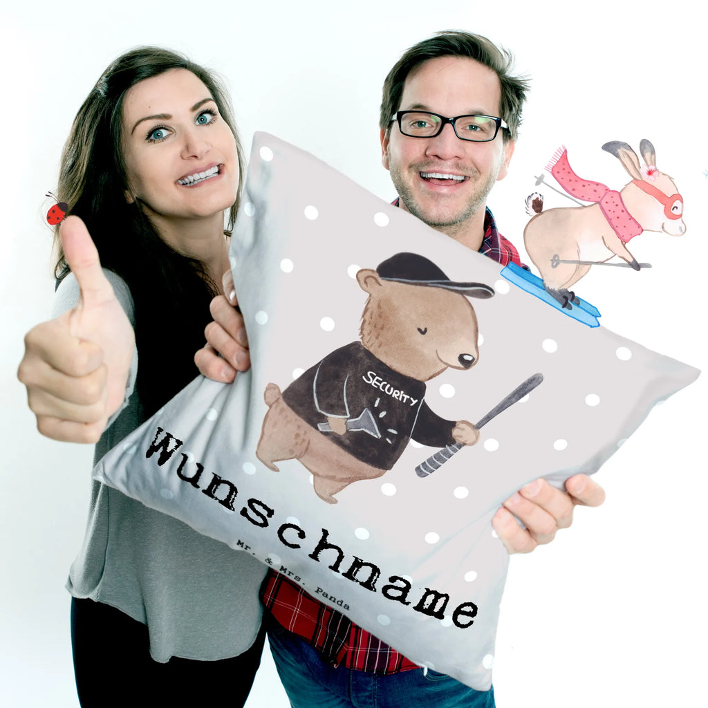 Personalised cushion Bodyguard heart gift, gift idea, best, farewell gift, passing exam, anniversary, retirement, promotion, job start, sayings, funny, profession