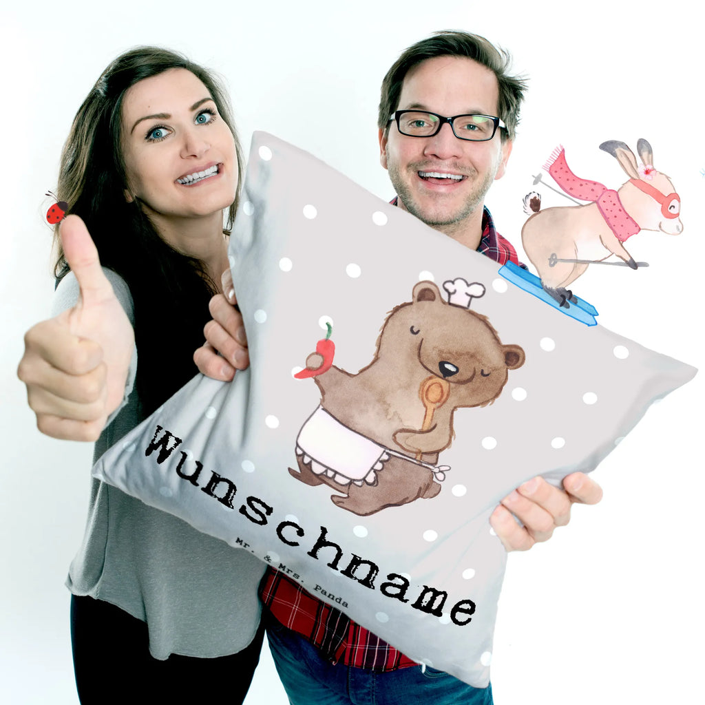 Personalised cushion Pizza Baker Heart gift, gift idea, best, farewell gift, passing exam, anniversary, retirement, promotion, job start, sayings, funny, profession