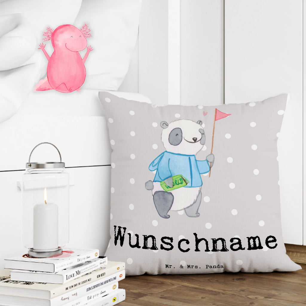 Personalised cushion Tour guide Heart gift, gift idea, best, farewell gift, passing exam, anniversary, retirement, promotion, job start, sayings, funny, profession