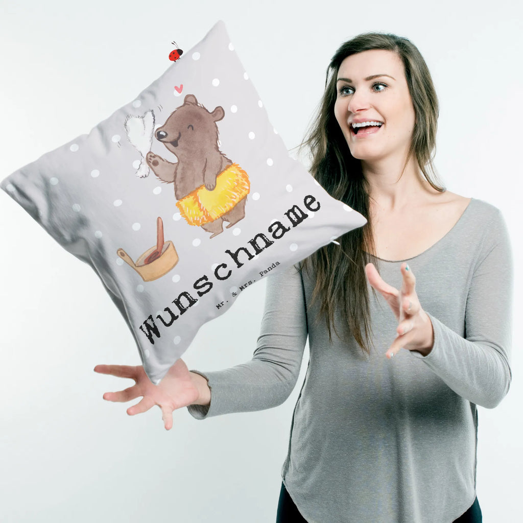 Personalised cushion sauna master heart gift, gift idea, best, farewell gift, passing exam, anniversary, retirement, promotion, job start, sayings, funny, profession