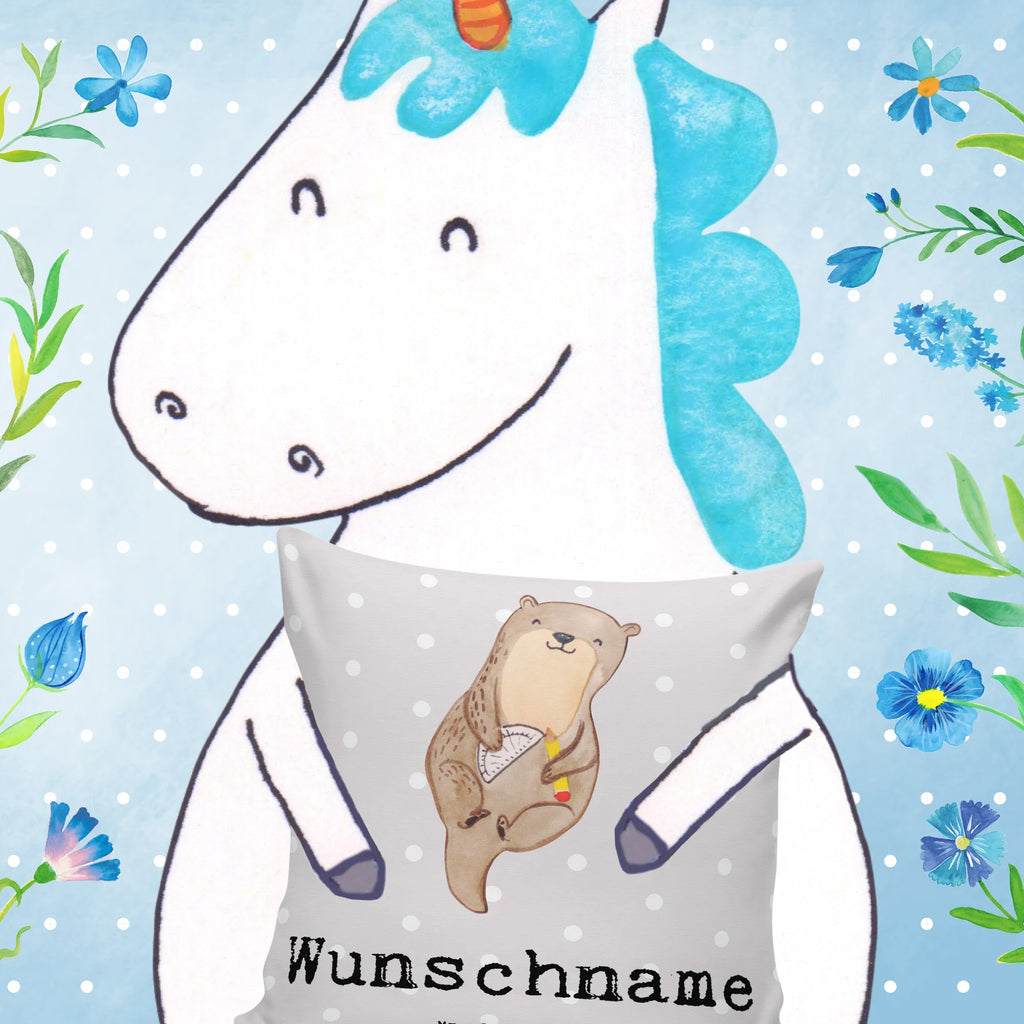 Personalisiertes Kissen Technischer Zeichner mit Herz Kopfkissen, Kissen, Wunschname, Name, Bedrucken, Personalisiert, Geschenk, Schenken, Jubiläum, Danke, Dankeschön, Beruf, Ausbildung, Abschied, Rente, Kollege, Kollegin, Arbeitskollege, Mitarbeiter, Firma