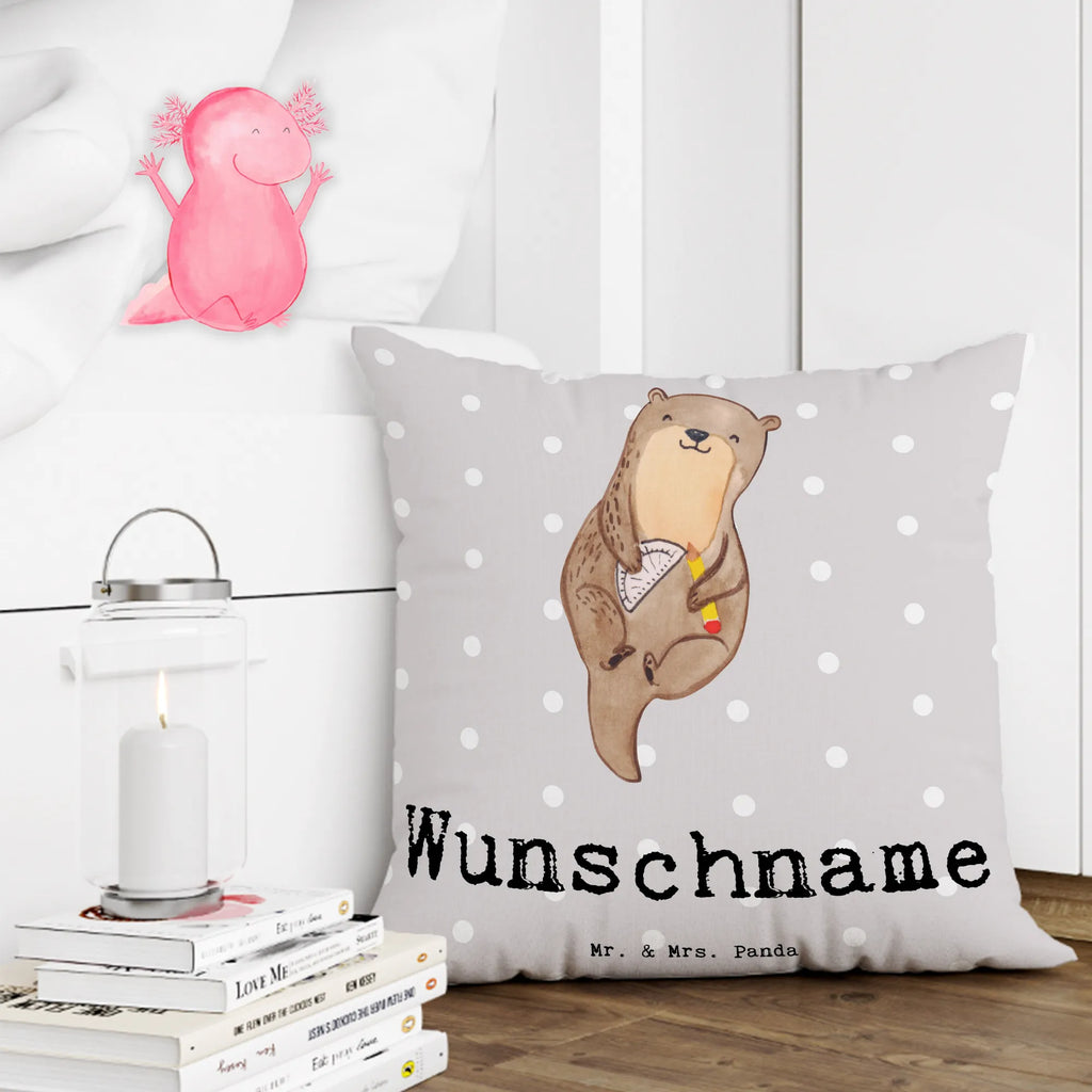 Personalisiertes Kissen Technischer Zeichner mit Herz Kopfkissen, Kissen, Wunschname, Name, Bedrucken, Personalisiert, Geschenk, Schenken, Jubiläum, Danke, Dankeschön, Beruf, Ausbildung, Abschied, Rente, Kollege, Kollegin, Arbeitskollege, Mitarbeiter, Firma