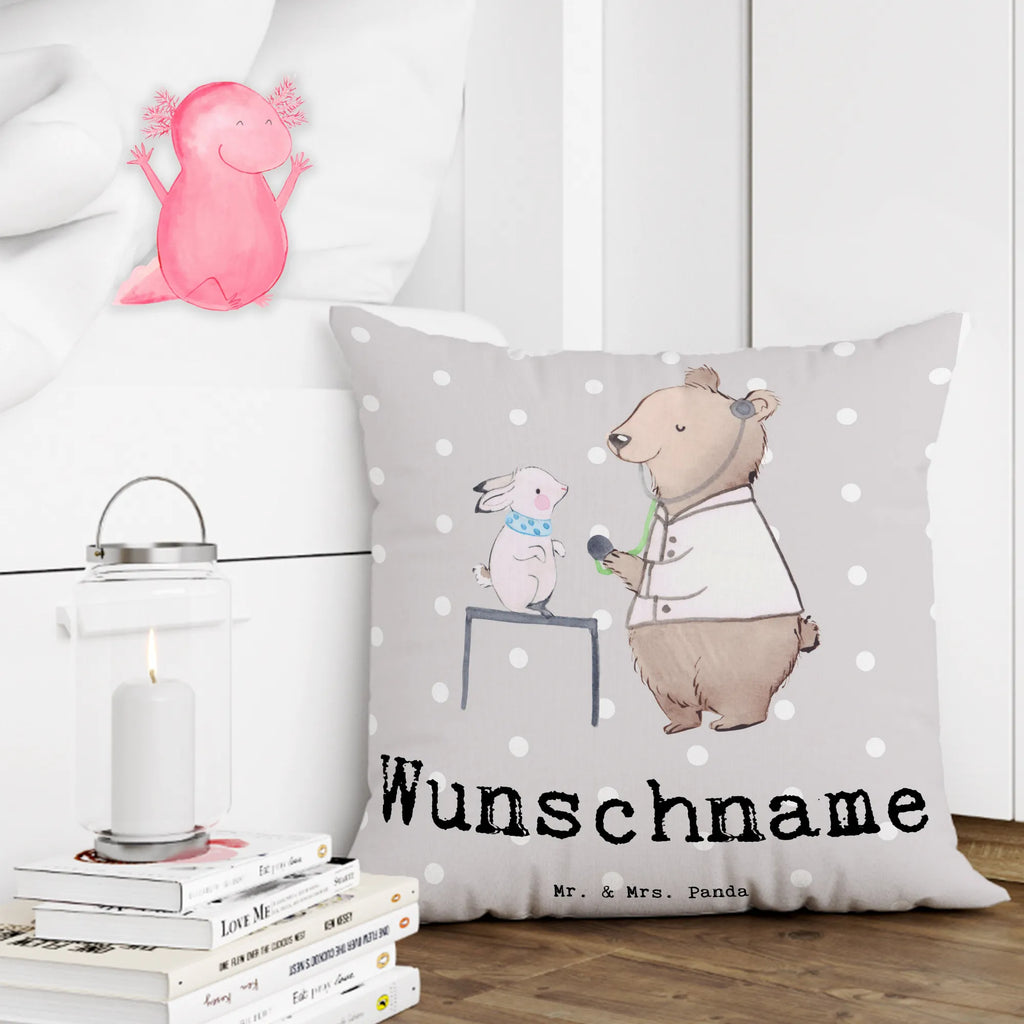 Personalizowana poduszka weterynarz serce Zawód, Wykształcenie, Jubileusz, Pożegnanie, Emerytura, Kolega, Koleżanka, Prezent, Dawać, Pracownik, Współpracownik, Firma, Dziękuję, Dziękuję bardzo