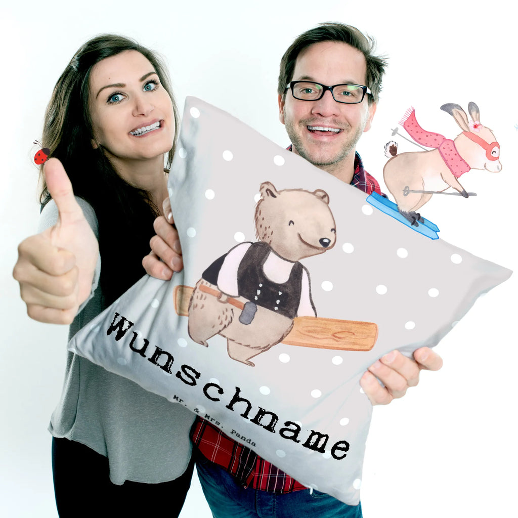 Personalisiertes Kissen Zimmermann mit Herz Kopfkissen, personalisiert, Kissen, Wunschname, Name, bedrucken, Beruf, Ausbildung, Jubiläum, Abschied, Rente, Kollege, Kollegin, Geschenk, Schenken, Arbeitskollege, Mitarbeiter, Firma, Danke, Dankeschön