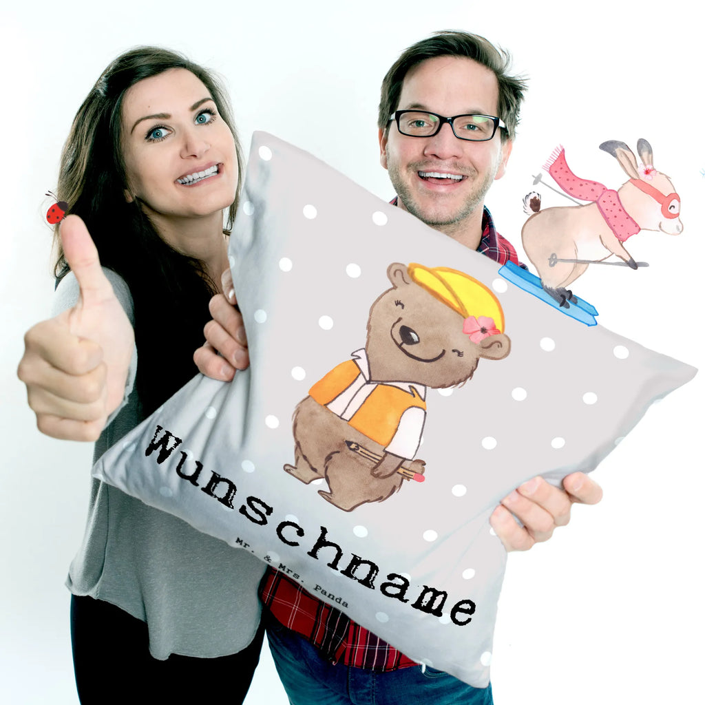 Personalised cushion Civil Engineer Heart gift, gift idea, best, farewell gift, passing exam, anniversary, retirement, promotion, job start, sayings, funny, profession