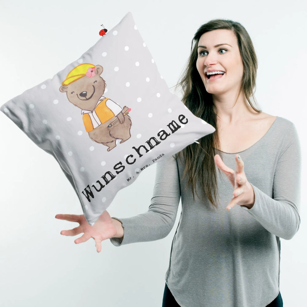 Personalised cushion Civil Engineer Heart gift, gift idea, best, farewell gift, passing exam, anniversary, retirement, promotion, job start, sayings, funny, profession