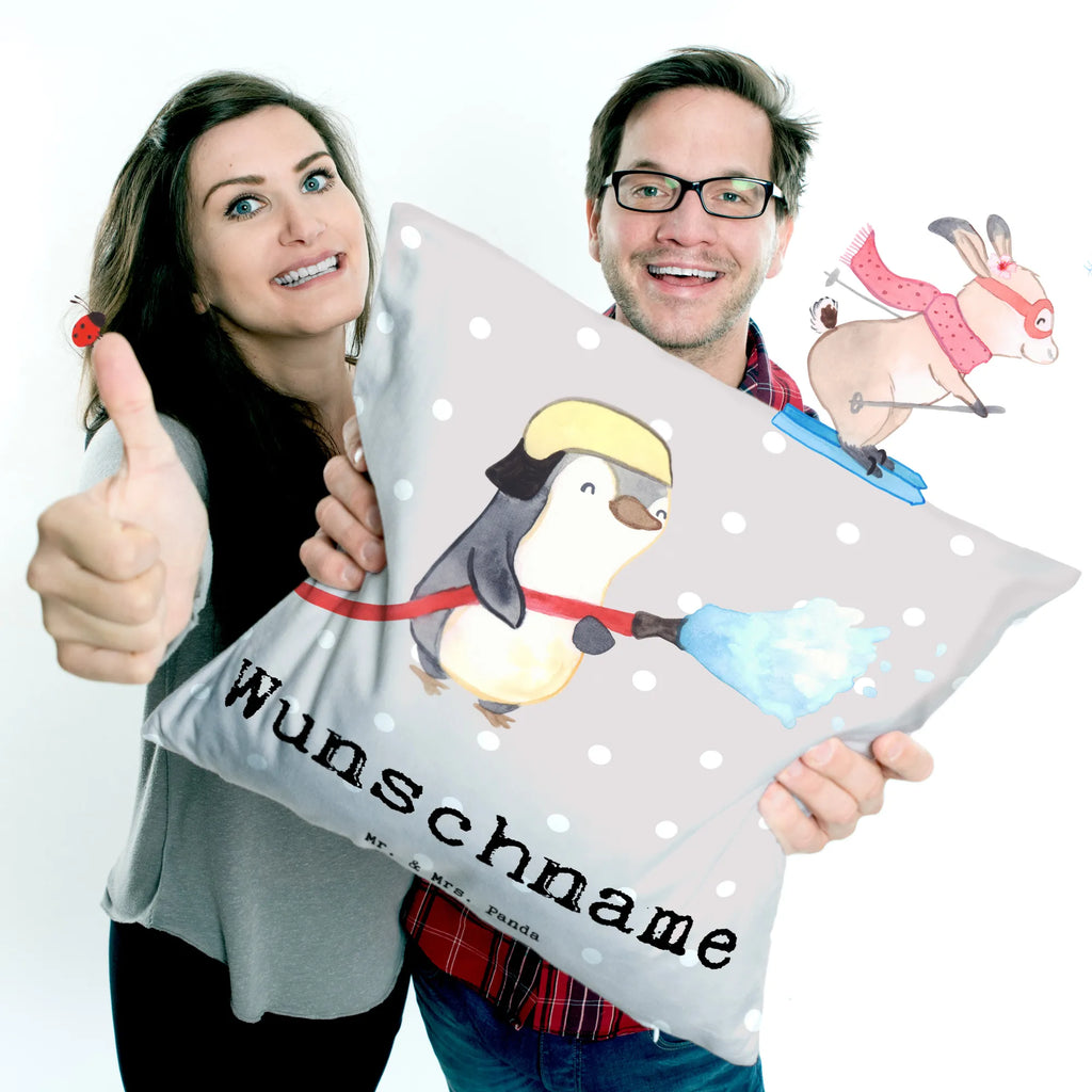 Personalised cushion Firefighter Heart gift, gift idea, best, farewell gift, passing exam, anniversary, retirement, promotion, job start, sayings, funny, profession