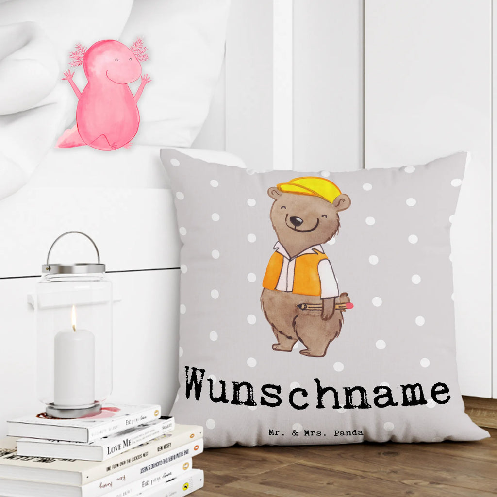 Personalizowana poduszka Inżynier budowlany serce Zawód, Wykształcenie, Jubileusz, Pożegnanie, Emerytura, Kolega, Koleżanka, Prezent, Dawać, Pracownik, Współpracownik, Firma, Dziękuję, Dziękuję bardzo