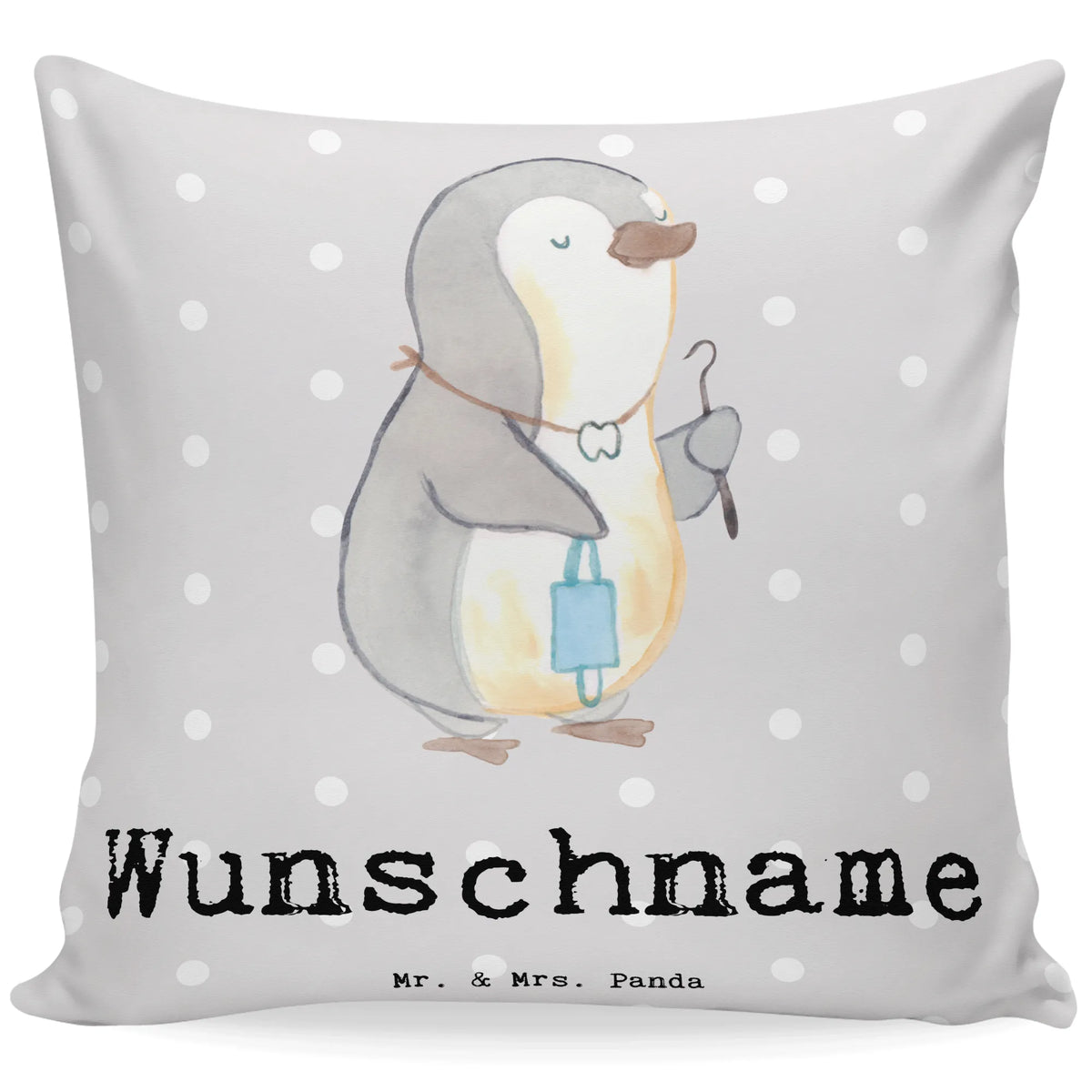 Personalizowana poduszka dentysta serce Zawód, Wykształcenie, Jubileusz, Pożegnanie, Emerytura, Kolega, Koleżanka, Prezent, Dawać, Pracownik, Współpracownik, Firma, Dziękuję, Dziękuję bardzo