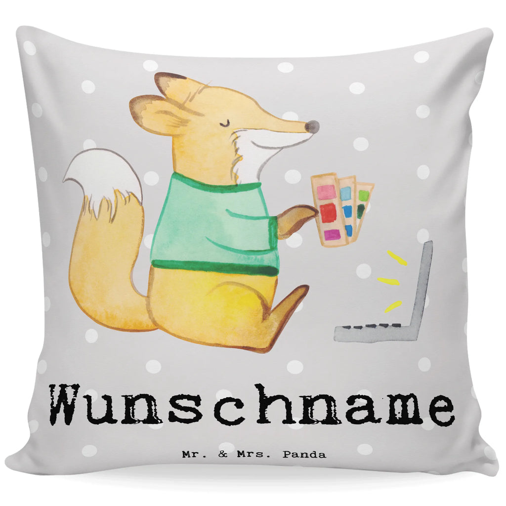 Personalised cushion graphic designer heart gift, gift idea, best, farewell gift, passing exam, anniversary, retirement, promotion, job start, sayings, funny, profession