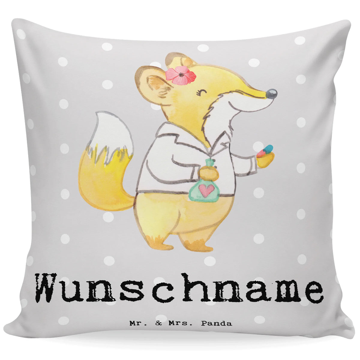 Personalised cushion Pharmacist Heart gift, sayings, gift idea, best, farewell gift, passing exam, anniversary, retirement, promotion, job start, profession