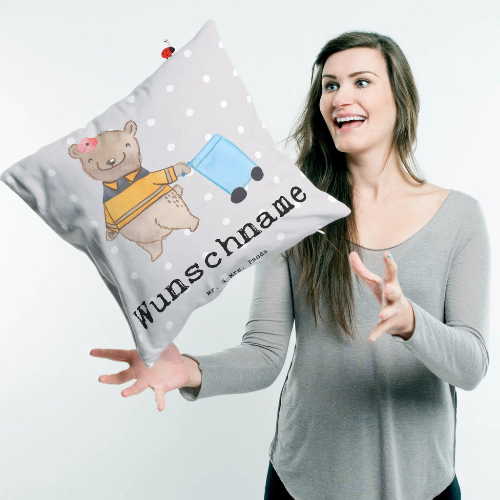 Personalised cushion Specialist - Circular Economy and Waste Management Heart gift, gift idea, best, farewell gift, passing exam, anniversary, retirement, promotion, job start, sayings, funny, profession