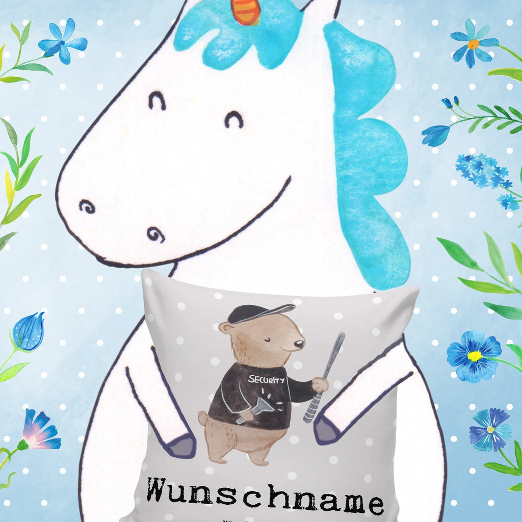 Personalizowana poduszka ochroniarz serce Zawód, Wykształcenie, Jubileusz, Pożegnanie, Emerytura, Kolega, Koleżanka, Prezent, Dawać, Pracownik, Współpracownik, Firma, Dziękuję, Dziękuję bardzo