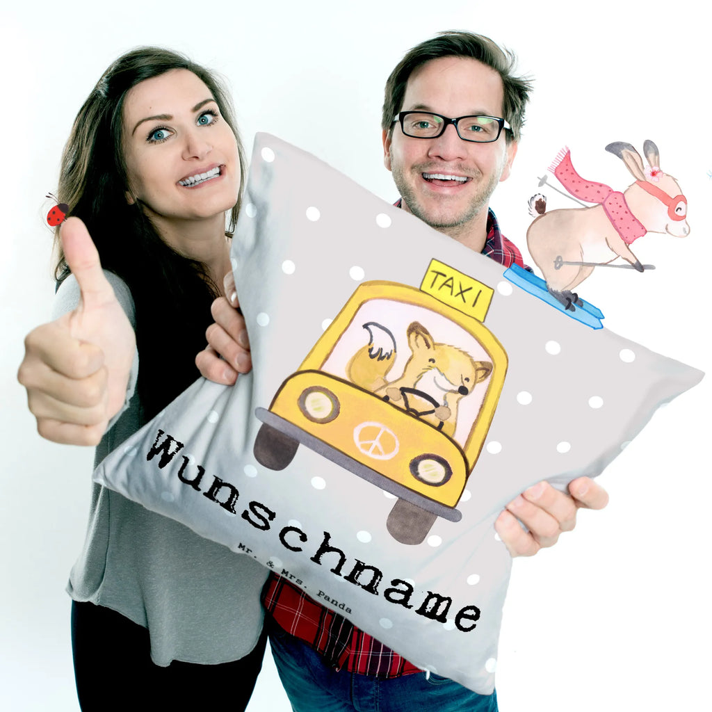 Personalised cushion Taxi driver heart gift, gift idea, best, farewell gift, passing exam, anniversary, retirement, promotion, job start, sayings, funny, profession