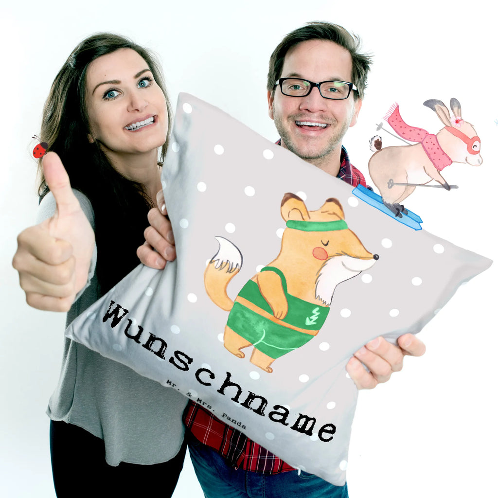 Personalisiertes Kissen Sportlehrer mit Herz Bedrucken, Name, Personalisiert, Kissen, Kopfkissen, Wunschname, Geschenk, Schenken, Jubiläum, Danke, Dankeschön, Beruf, Ausbildung, Abschied, Rente, Kollege, Kollegin, Arbeitskollege, Mitarbeiter, Firma