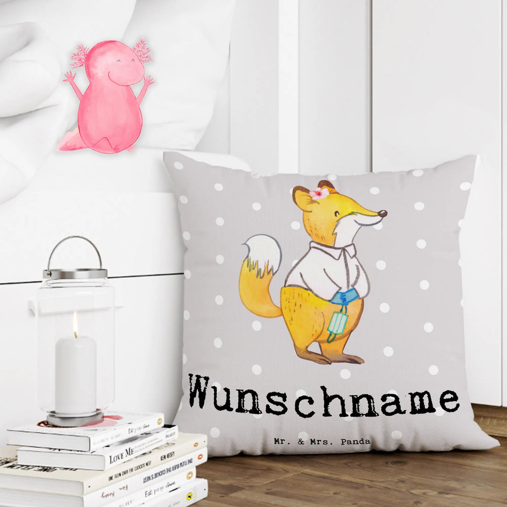 Personalised cushion Gynecologist heart gift, gift idea, best, farewell gift, passing exam, anniversary, retirement, promotion, job start, sayings, funny, profession