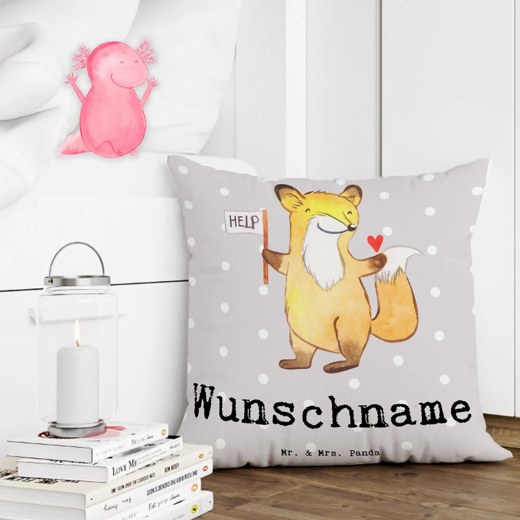 Personalisiertes Kissen Sozialarbeiter mit Herz Kissen, Wunschname, bedrucken, personalisiert, Kopfkissen, Name, Beruf, Ausbildung, Jubiläum, Abschied, Rente, Kollege, Kollegin, Geschenk, Schenken, Arbeitskollege, Mitarbeiter, Firma, Danke, Dankeschön