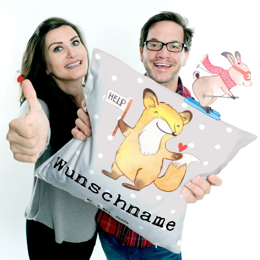 Personalisiertes Kissen Sozialarbeiter mit Herz Kissen, Wunschname, bedrucken, personalisiert, Kopfkissen, Name, Beruf, Ausbildung, Jubiläum, Abschied, Rente, Kollege, Kollegin, Geschenk, Schenken, Arbeitskollege, Mitarbeiter, Firma, Danke, Dankeschön