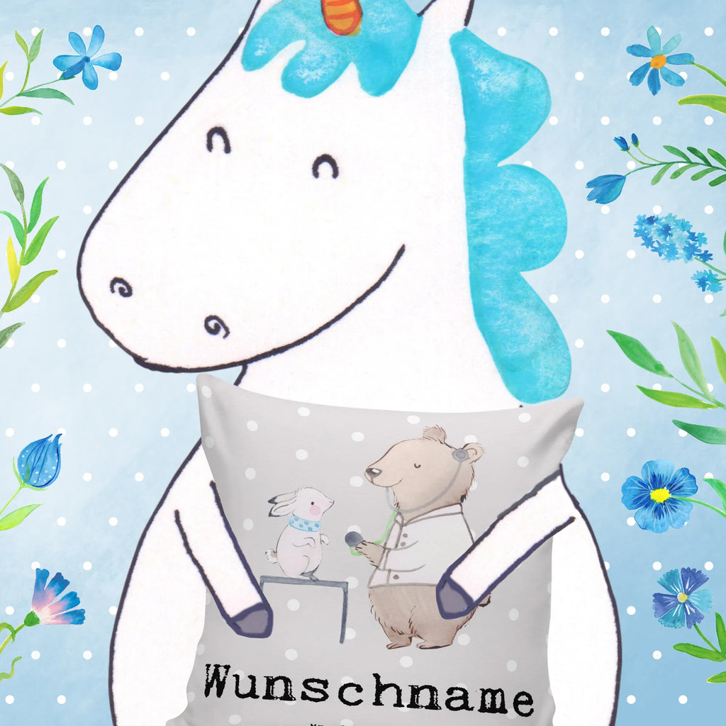 Personalizowana poduszka terapeuta zwierząt serce Zawód, Wykształcenie, Jubileusz, Pożegnanie, Emerytura, Kolega, Koleżanka, Prezent, Dawać, Pracownik, Współpracownik, Firma, Dziękuję, Dziękuję bardzo