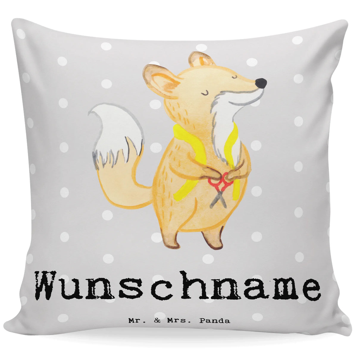 Personalised cushion Tailor Heart gift, gift idea, best, farewell gift, passing exam, anniversary, retirement, promotion, job start, sayings, funny, profession