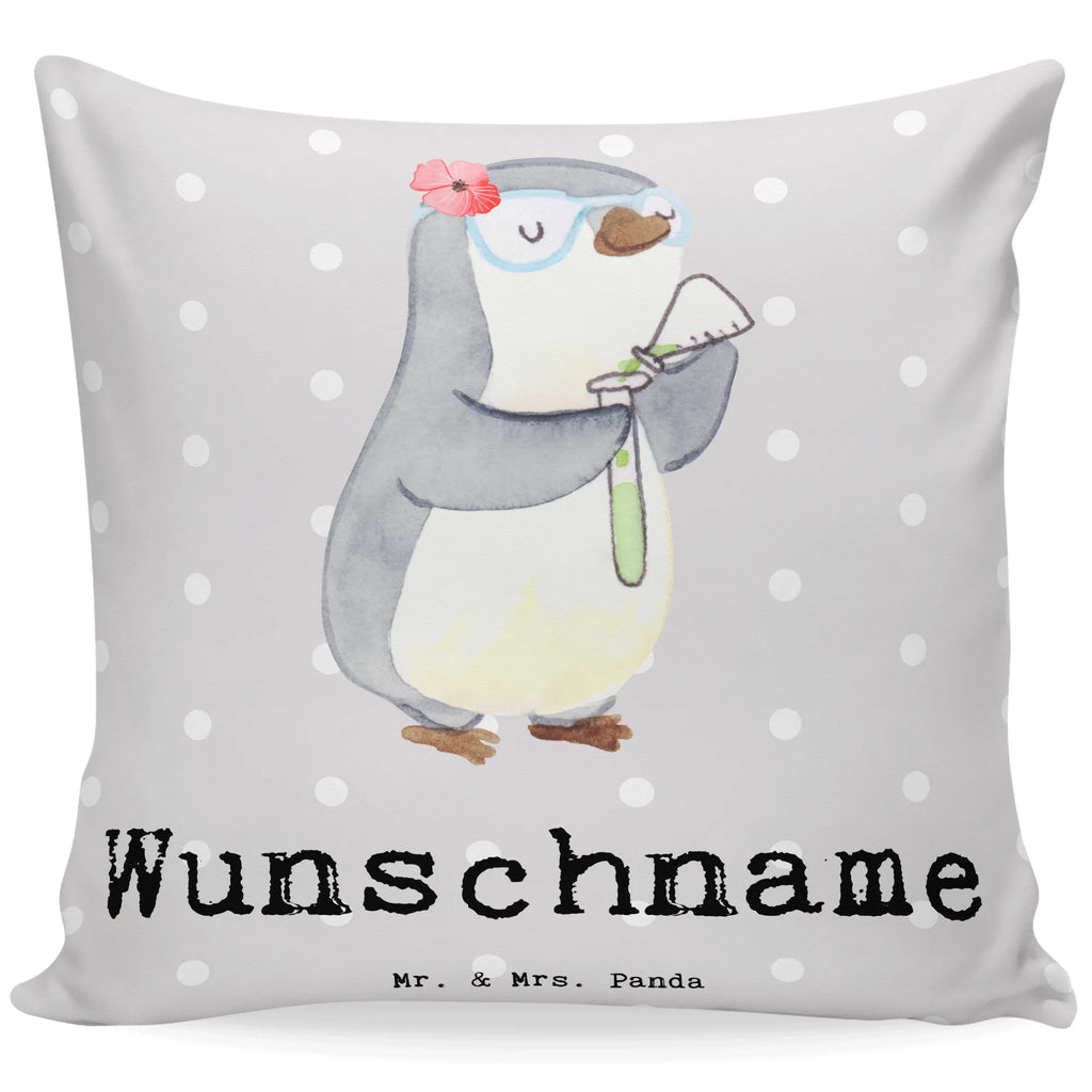 Personalised cushion Chemist Heart gift, gift idea, best, farewell gift, passing exam, anniversary, retirement, promotion, job start, sayings, funny, profession