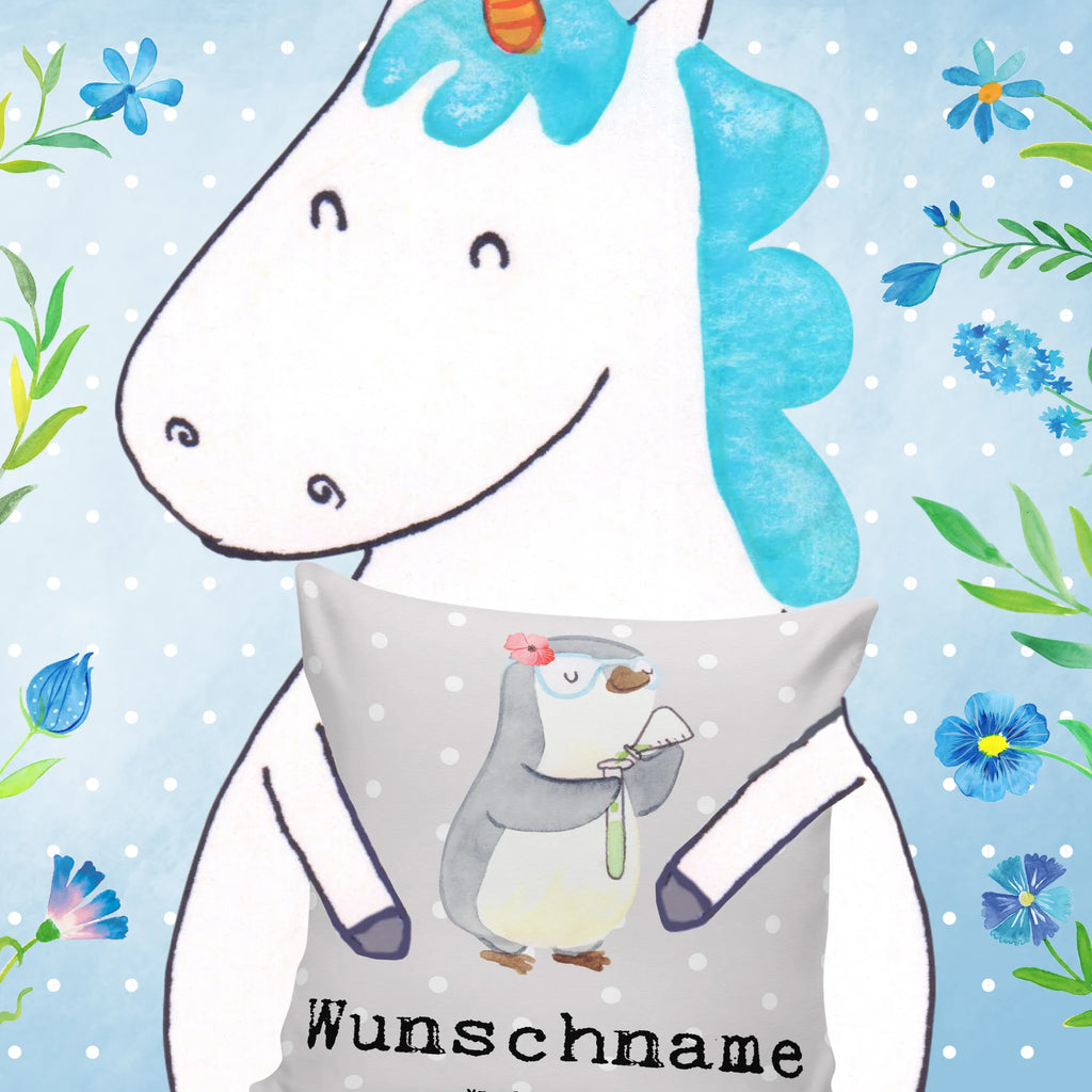 Personalised cushion Chemist Heart gift, gift idea, best, farewell gift, passing exam, anniversary, retirement, promotion, job start, sayings, funny, profession