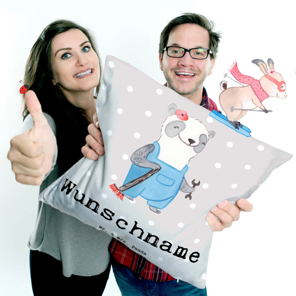 Personalised cushion janitor heart gift, gift idea, best, farewell gift, passing exam, anniversary, retirement, promotion, job start, sayings, funny, profession