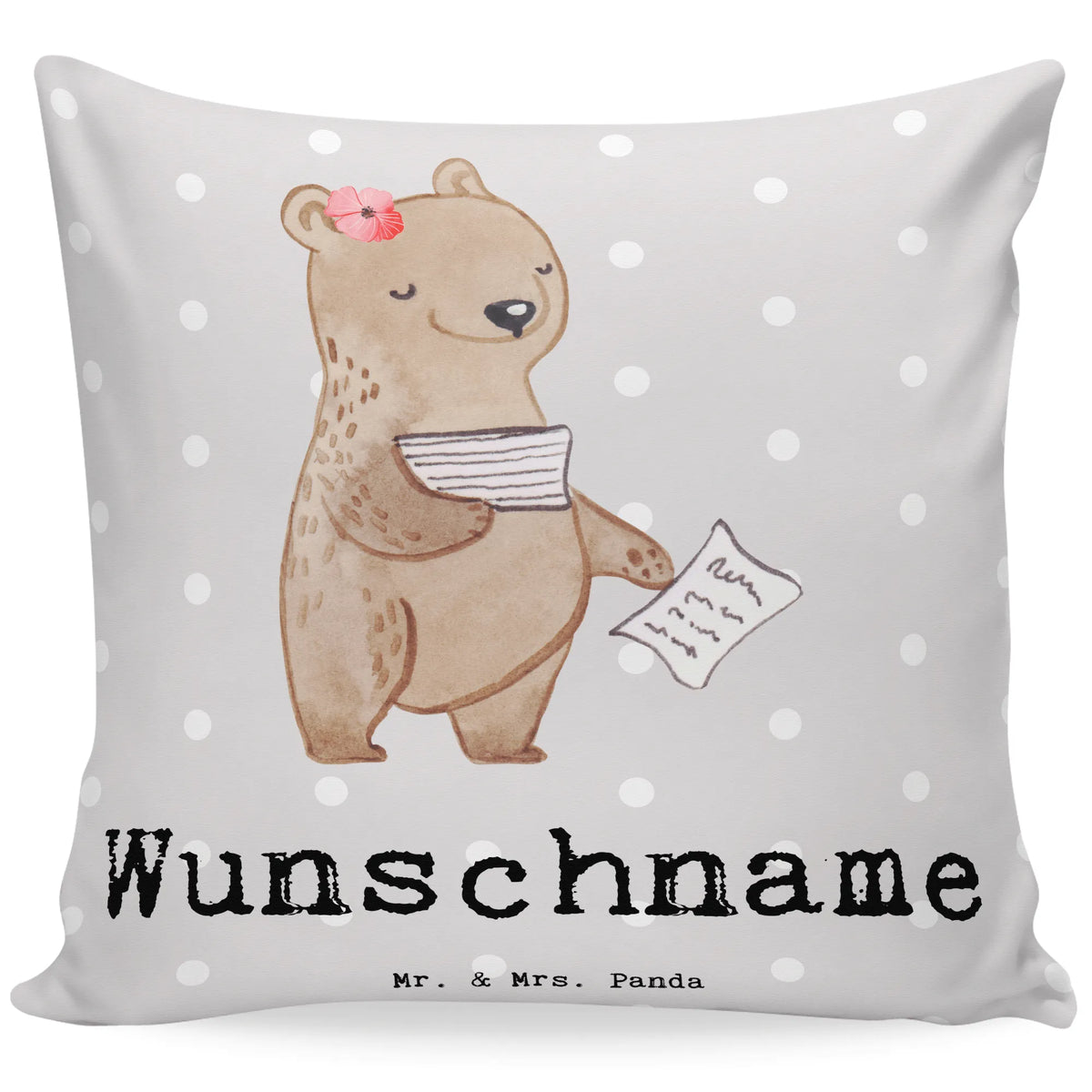 Personalised cushion insolvency administrator heart gift, gift idea, best, farewell gift, passing exam, anniversary, retirement, promotion, job start, sayings, funny, profession